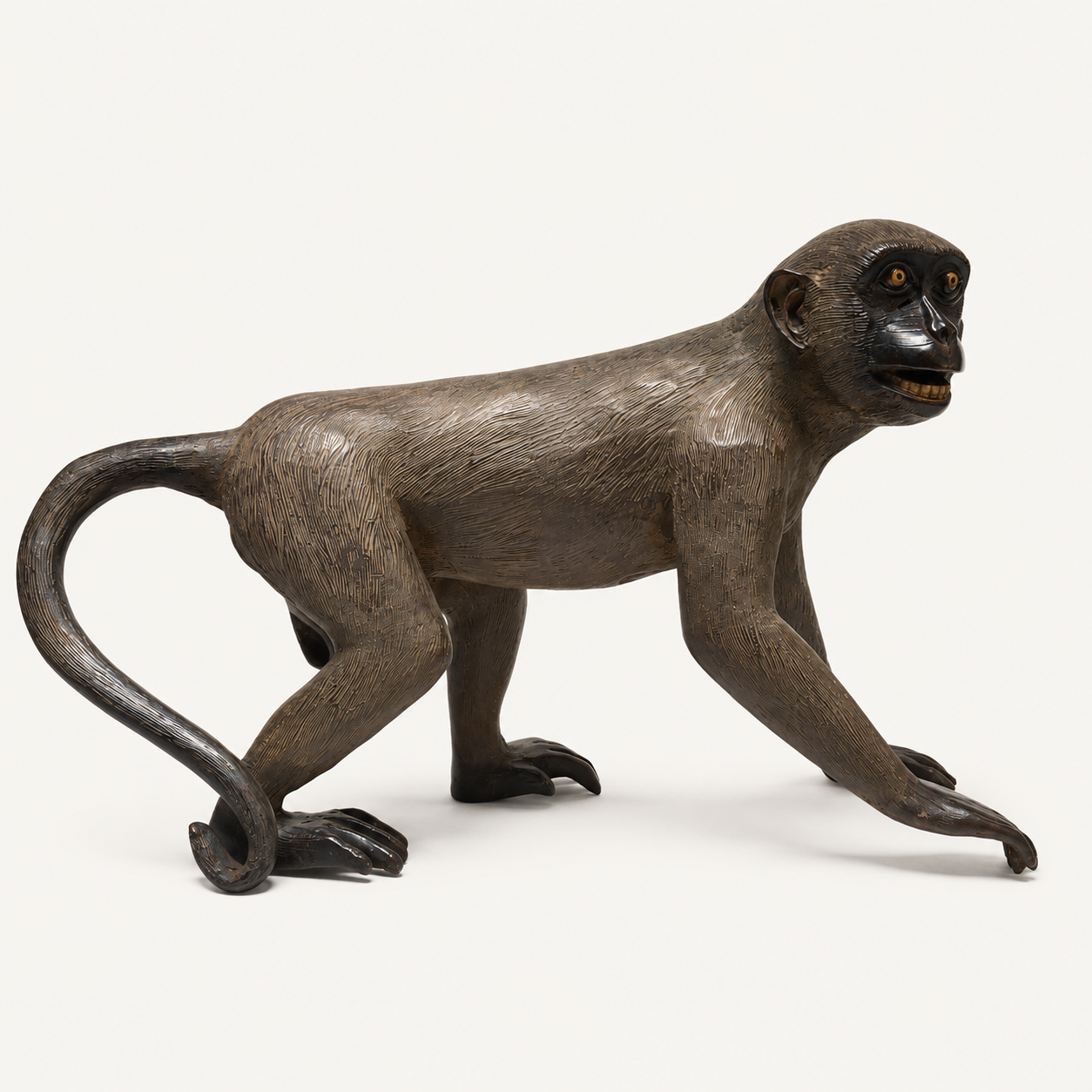 Brass Monkey Statue
