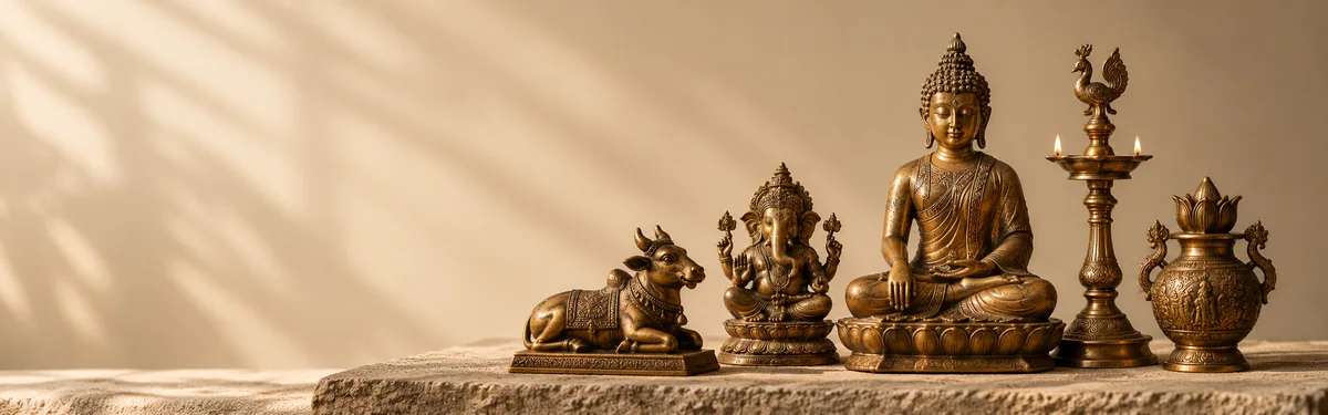 The Sacred Collection — Handcrafted Brass Sculptures