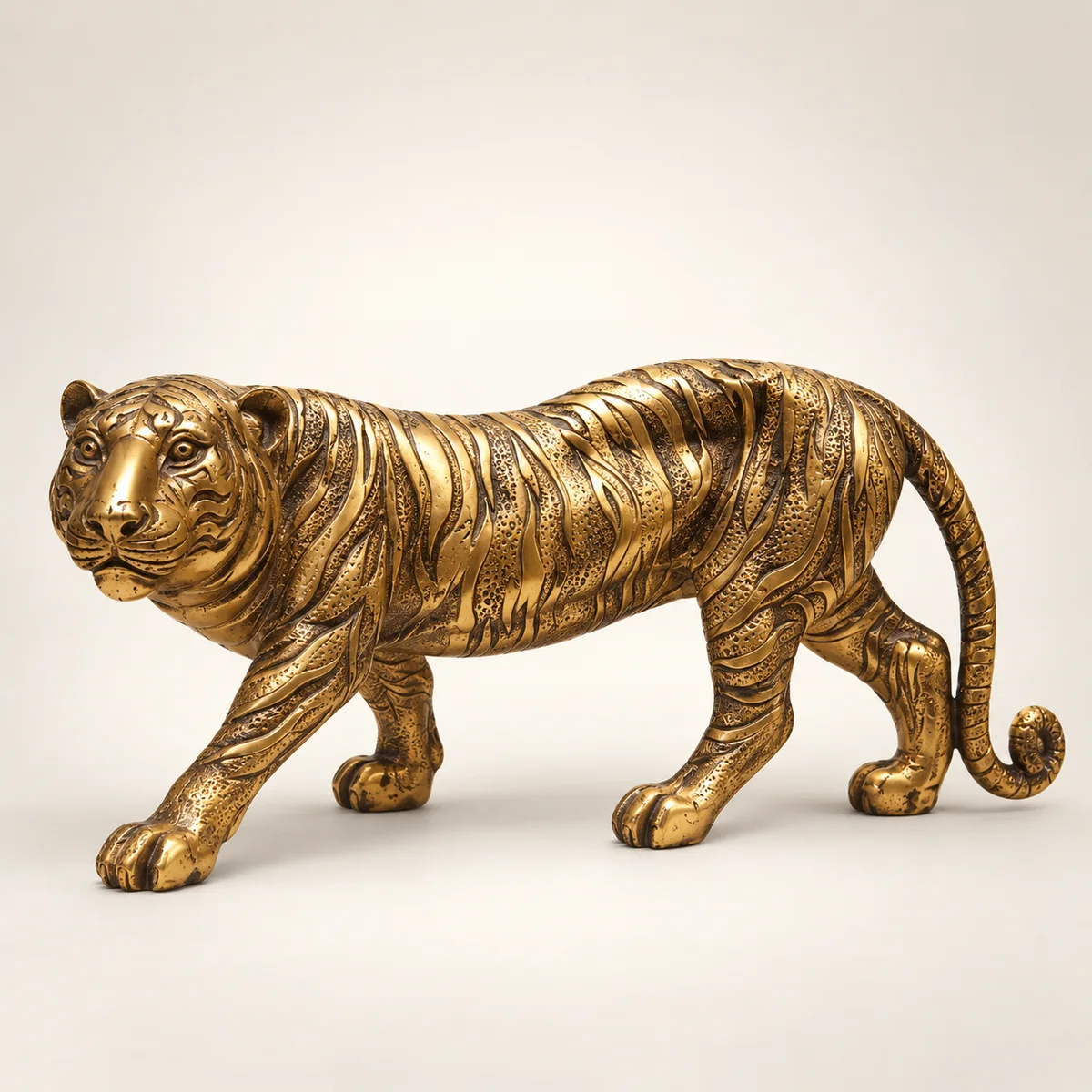 Brass Lion Statue – Standing