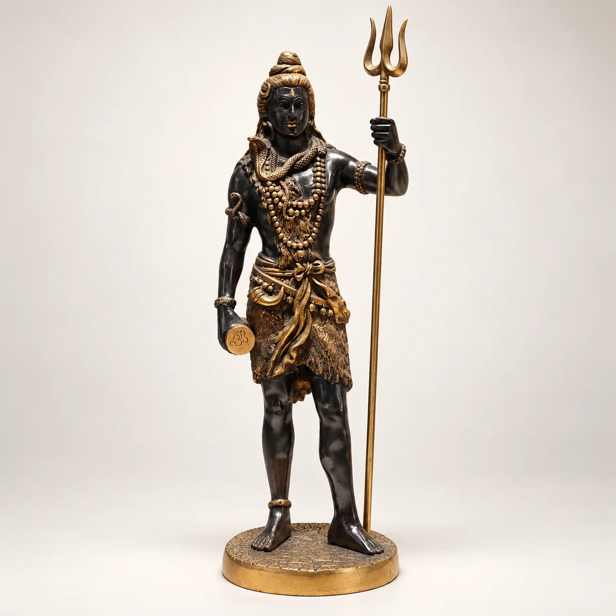 Brass Standing Shiva Idol – 24 Inch Statue