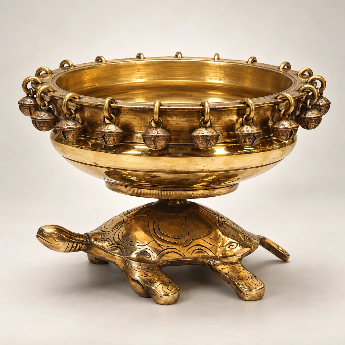 Brass Tortoise Urli Bowl