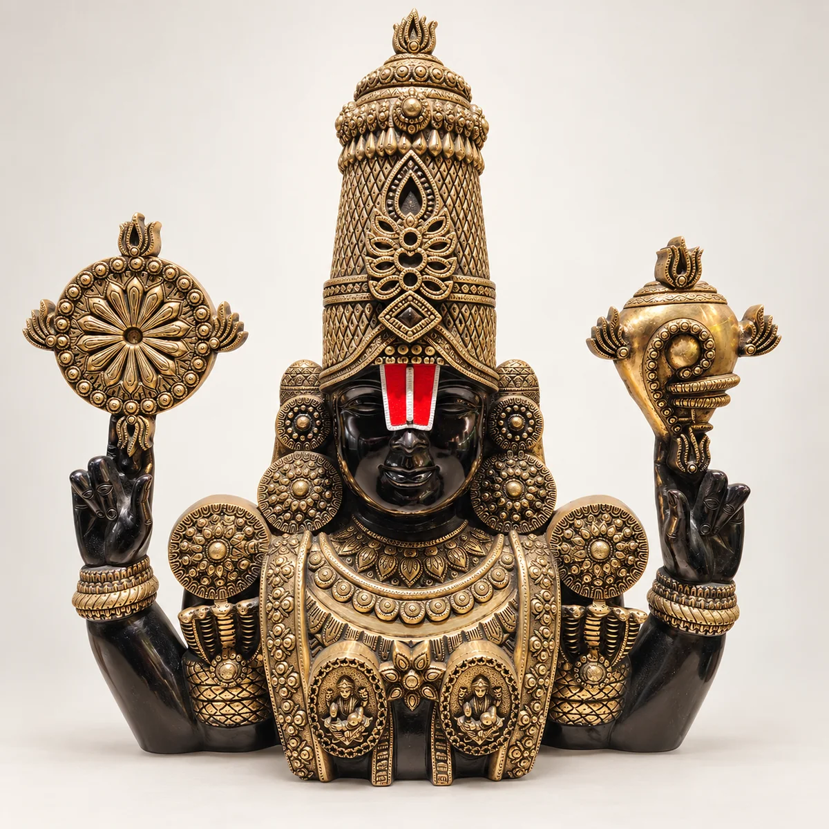 Brass Balaji Idol – 28 Inch Large Statue